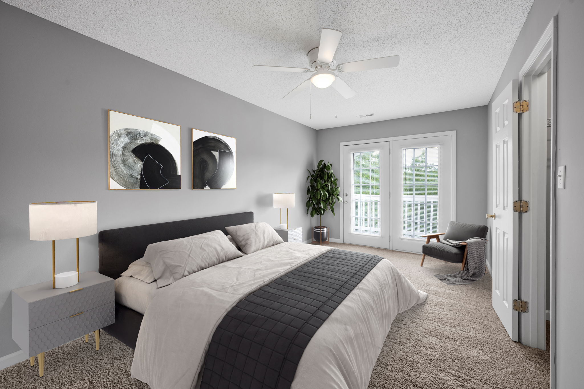 Bedroom view of Village of Moss Creek