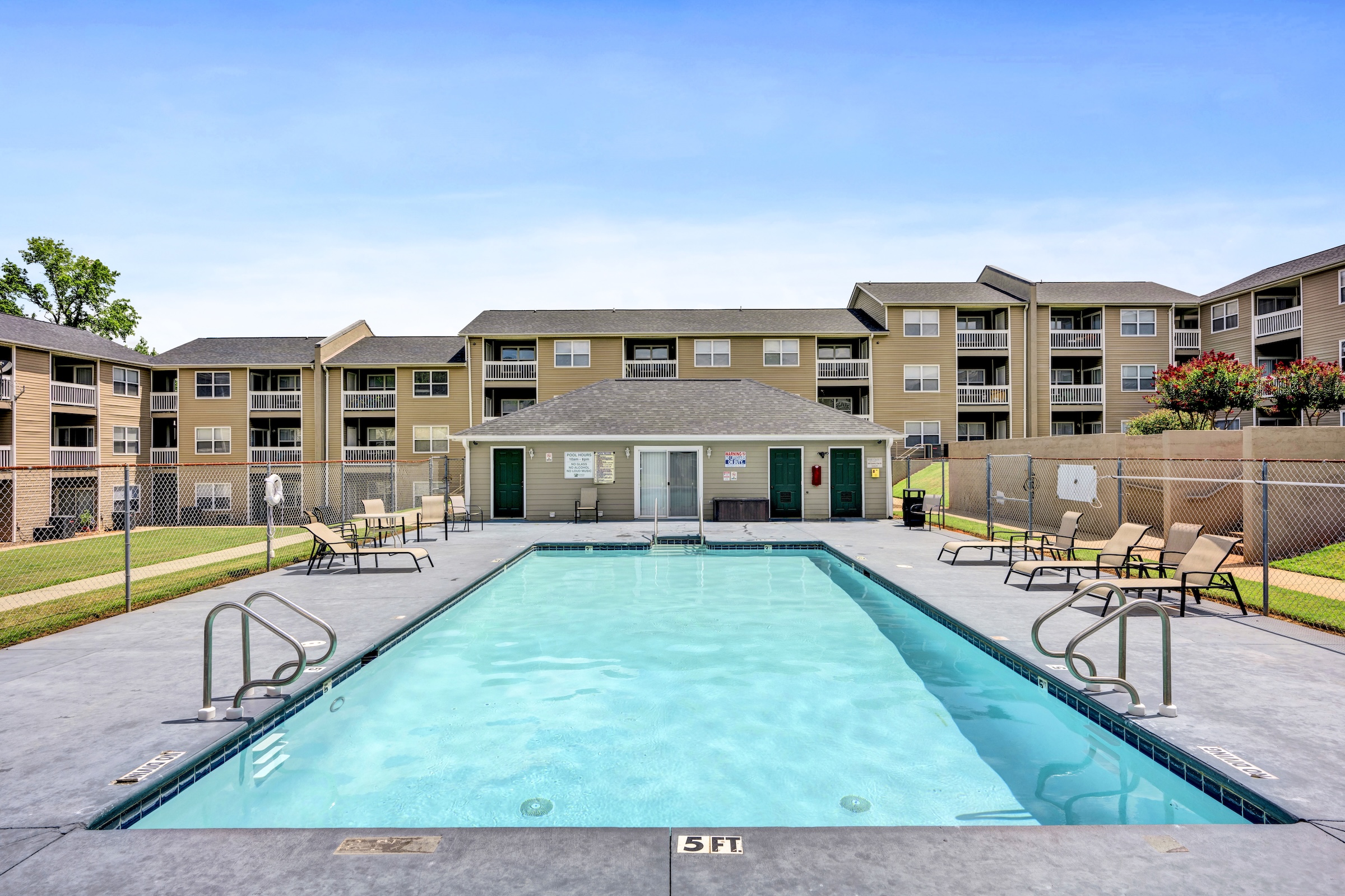 Photo of Melrose Apartments communal pool
