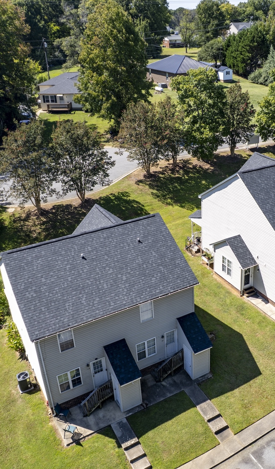 Decorative aerial photo of a Summerhouse Properties community