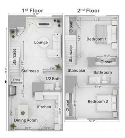 View floor plan